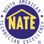 Nate Logo - Precision Air Inc, Encinitas, CA