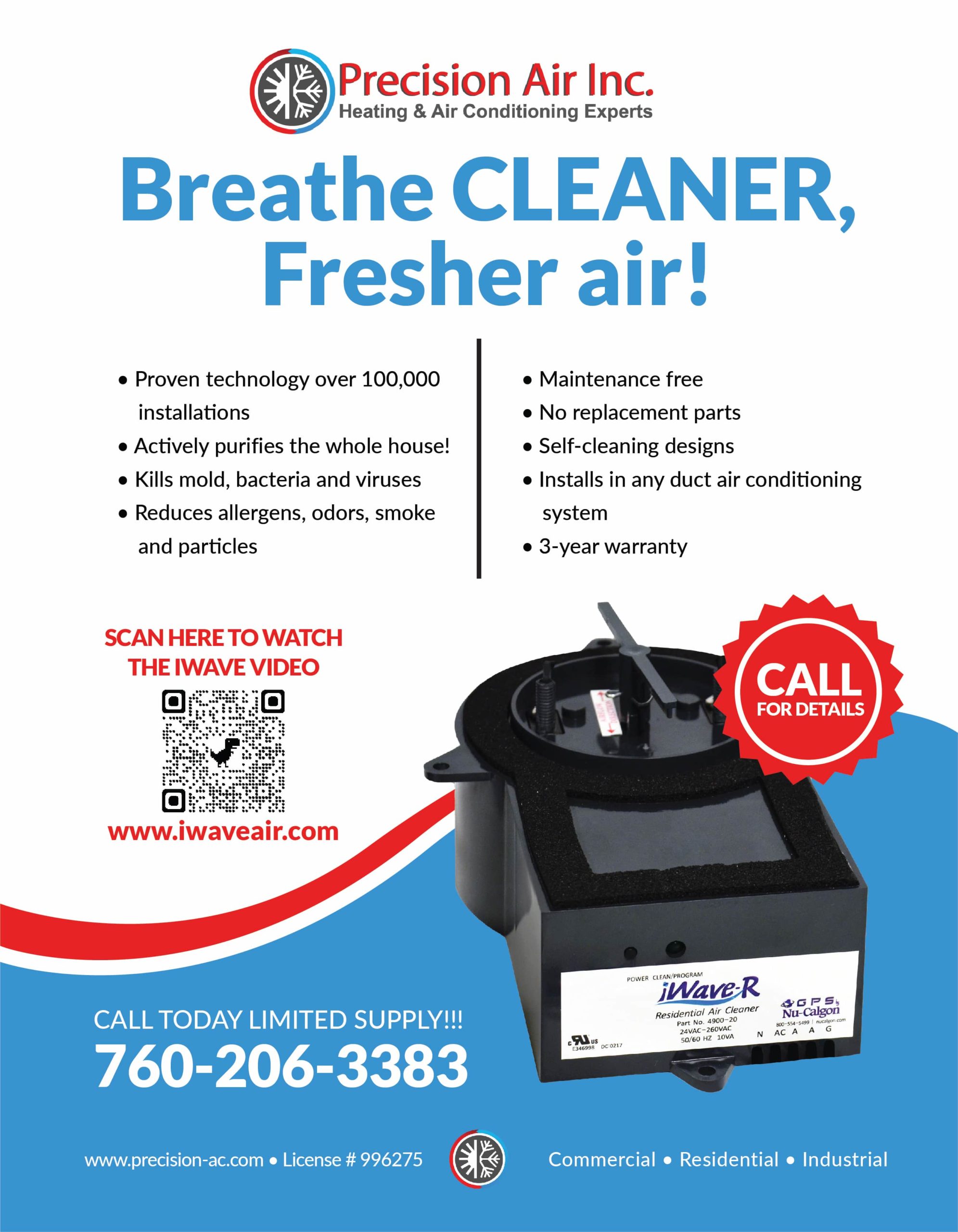 HVAC Promotions In Encinitas, CA HVAC Service Precision Air Inc.